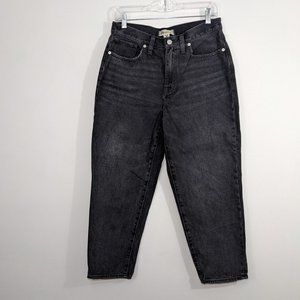 MADEWELL 29P Petite Baggy Tapered Jeans in Mackinnon Wash NG046